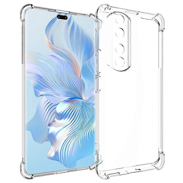 Honor 90 Pro liukueste puhelinkotelo pehmeä TPU läpinäkyvä älypuhelinkuori