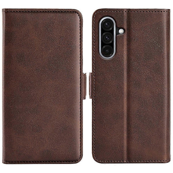 Stativfodral i kalvtexturläder för Samsung Galaxy A36 5G Multicolor Style E
