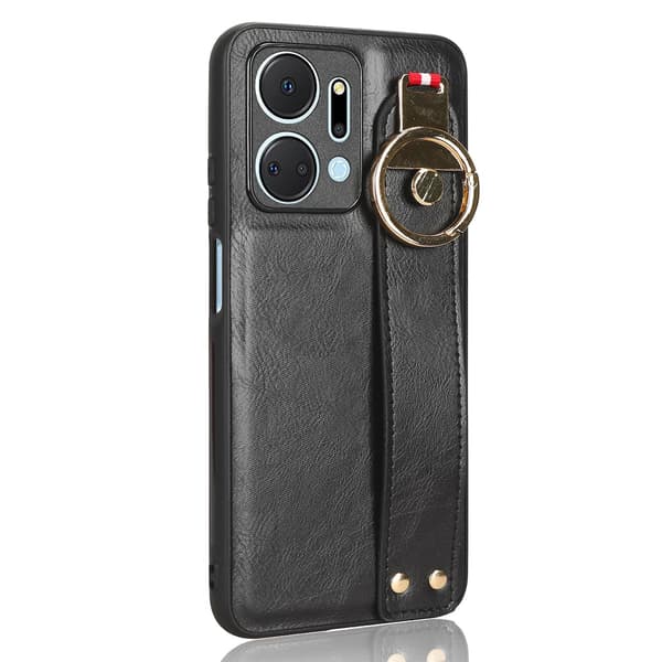 Håndledsrem Læderetui Til Honor X7A Black