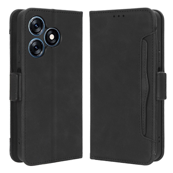 TECNO Spark 10 4G -puhelimelle Käännettävä Nahkainen Puhelinkotelo Jalustalla ja Useilla Korttipaikoilla, Lompakkokotelo Multicolor Style A