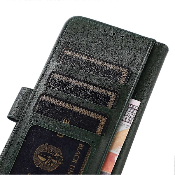 Til Samsung Galaxy A06 Etui Ko Lædertekstur Læder Wallet Telefon Cover med Støttefod Multicolor Style C