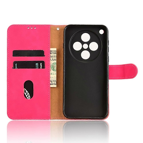 Læderetui til Oppo Find X8s+ 5G, hudvenlig, anti-drop, pung, flip-telefoncover Multicolor Rose