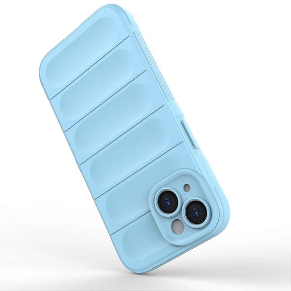 Mykt TPU-deksel til iPhone 15, robust deksel med anti-fall funksjon Multicolor Style B