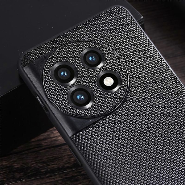 For OnePlus 11 5G Nylonbelagt TPU Telefondeksel Vevd Tekstur Sklisikkert Anti-ripe Beskyttelsesdeksel Multicolor Style D