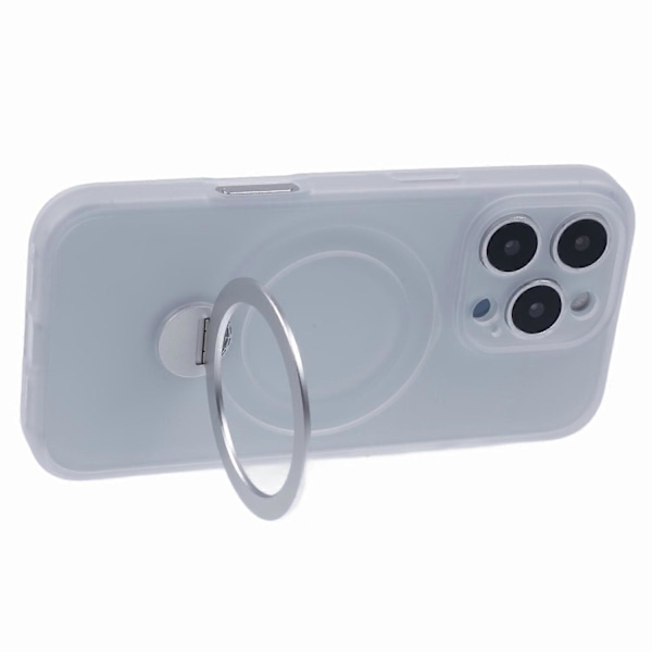 iPhone 16 Pro -kotelo, yhteensopiva MagSafe-yhteensopivan mattapintaisen TPU+PC-pyörivän jalustan kanssa Multicolor Style F