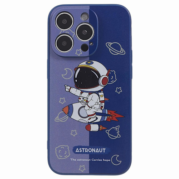 Tpu phone case för Iphone 14 Pro, mönsterutskrift anti-scratch cover Style A
