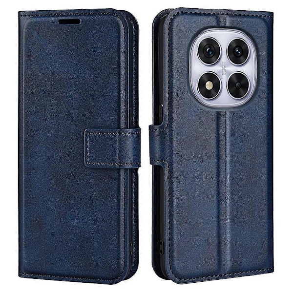 Til Xiaomi Redmi Note 14 Pro 5G Stand Case Anti-Scratch Kalvetekstur Læder Telefon Cover Multicolor Style E
