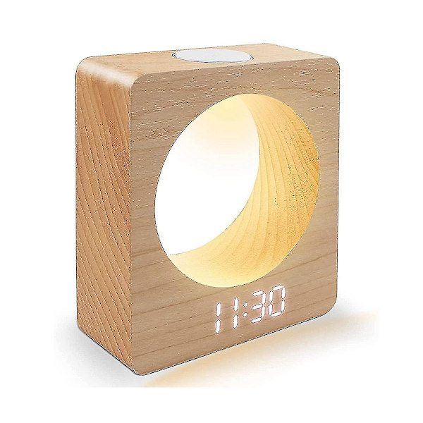 Digital LED Alarm C Av Med 3 Larminställningar Temperatur Dete