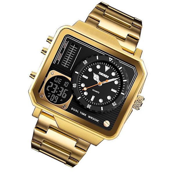 Skmei 1392 Outdoor Sports Watch Rose Gold Gold