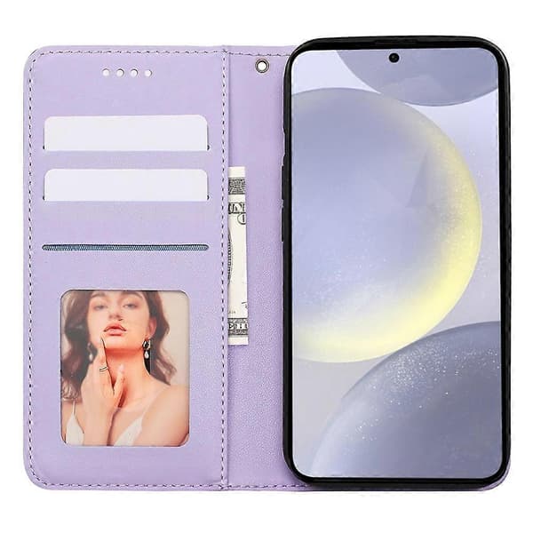 Til Galaxy S24+ Telefon Cover Multicolor Purple