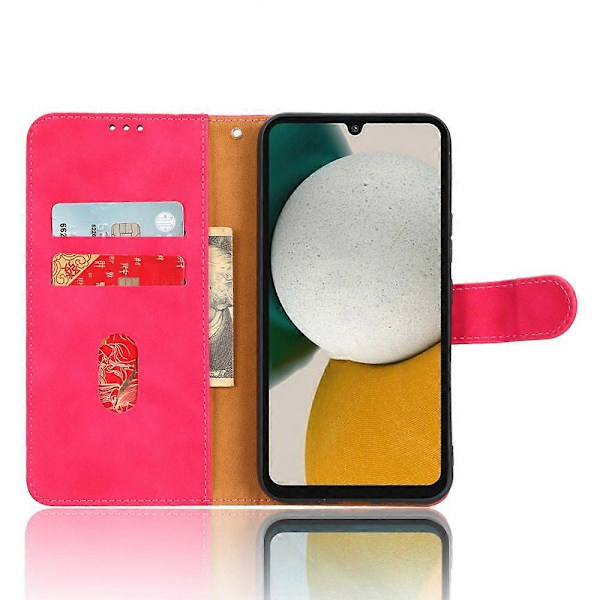 Stöttåligt mobilskal med Skin-Touch-känsla och plånboksställ för Samsung Galaxy A34 5G Multicolor Style B