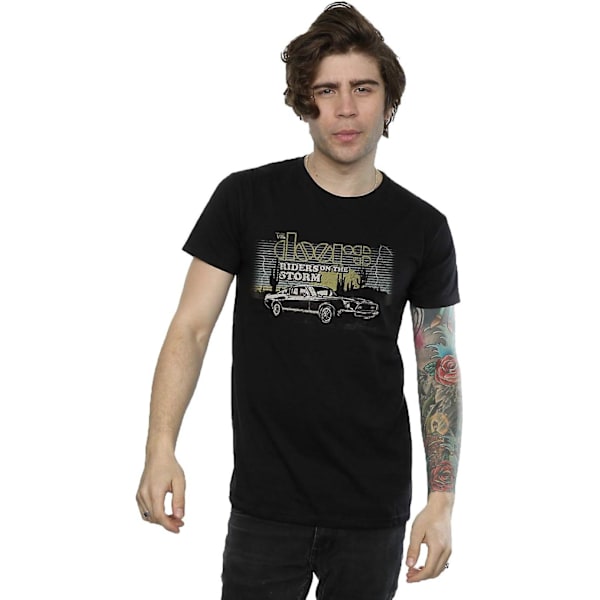 The Doors -yhtyeen Riders On The Storm T-paita miehille, aikuisten koot S-3xl Txu244 Black M