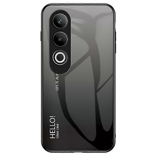 Til OnePlus Nord CE4 5G Etui Hærdet Glas Gradient Farve Telefon Cover Multicolor Style I