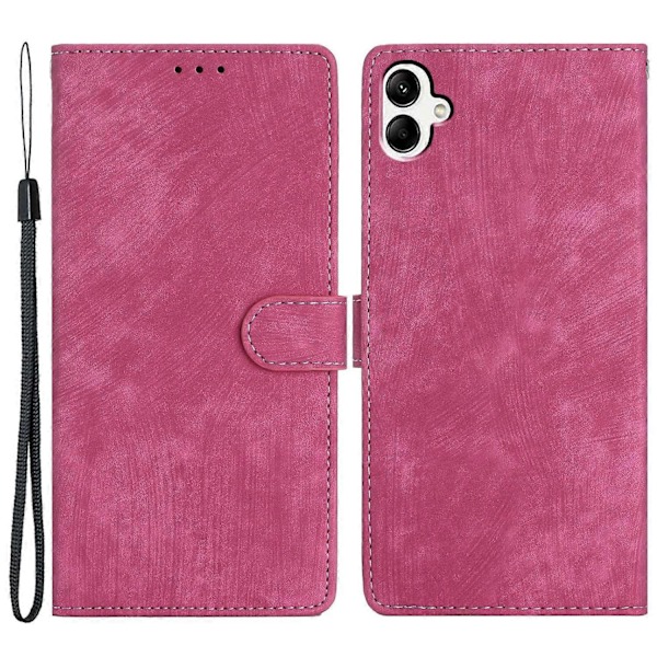 Til Samsung Galaxy A05 4G Etui PU Læder Foldbart Stativ Ensfarvet Telefoncover Multicolor Style H