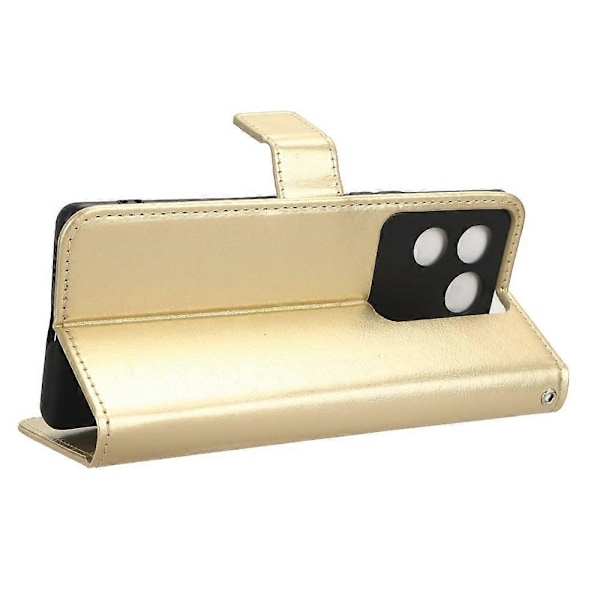Til vivo S17e 5G Anti-fingeraftryk Telefonetui Wallet PU Læder Mobiltelefon Stand Cover Multicolor Style B