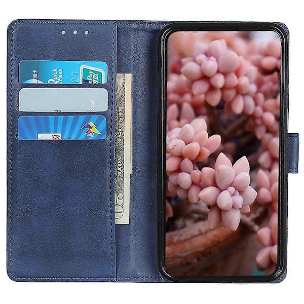 Til Samsung Galaxy A15 4G Etui Læder Wallet Stand Stødsikkert Telefoncover Multicolor Style B