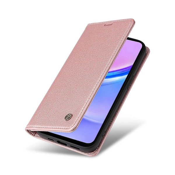 YIKATU YK-001 Fodral för Samsung Galaxy A26 5G/A16 4G Ställ Läder Telefonskal Stark Stängning Multicolor Rose Gold