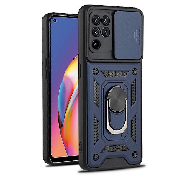 Kameraskydd Mobilskal med Stödring för Oppo A94 4G/F19 Pro/Reno5 F
