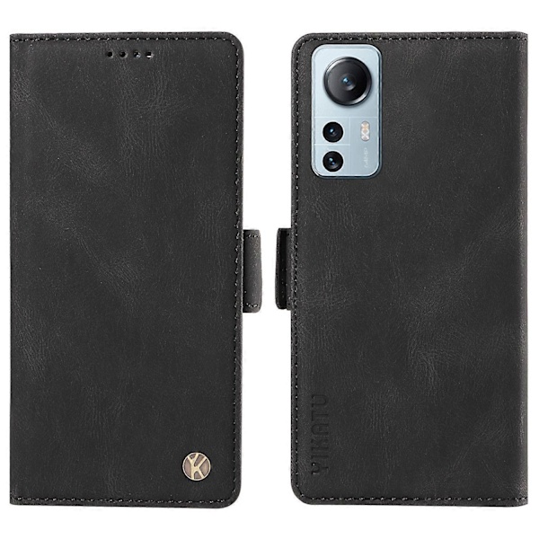 YIKATU YK-005 Xiaomi 12 Lite 5G -puhelimelle ihonmyötäinen PU-nahkainen suojakotelo jalustalla ja lompakolla Multicolor Style E