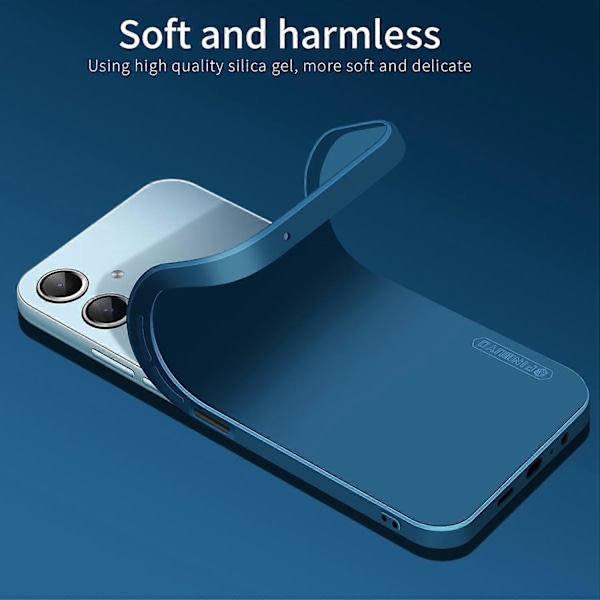 PINWUYO JK Touching Series Cover til Samsung Galaxy A06 Silkeagtig Blød TPU Telefon Bagside Cover Multicolor Matcha Green