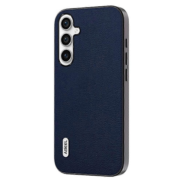 För Samsung Galaxy A54 5G Mobilskal Äkta Koläder Belagd PC+TPU Halkfritt Skydd Multicolor Style D