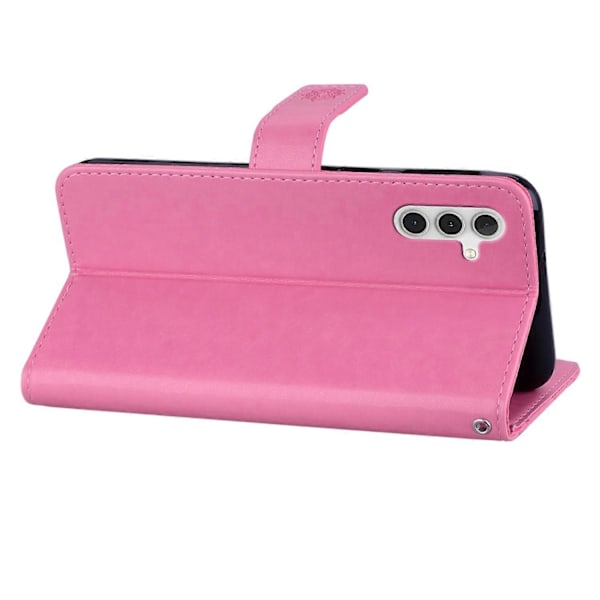Til Samsung Galaxy S23 FE Cover Ugle Præget PU Læder Telefon Cover med Wallet Stand Multicolor Style A