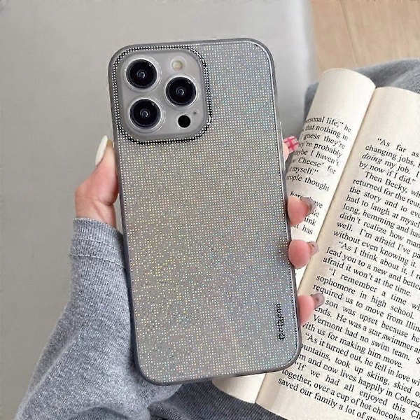 Q.COO TPU-etui til iPhone 14 Pro med skinnende aurora-effekt og præcise udskæringer Multicolor Style B
