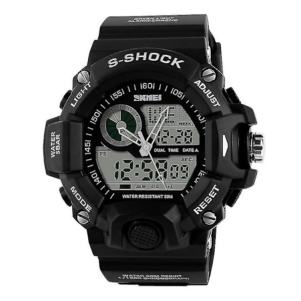 Skmei 1029 Men Outdoor Waterproof Watch Grön - Äventyr Med Stil Black