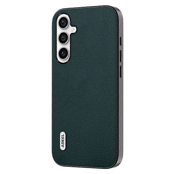 För Samsung Galaxy A54 5G Mobilskal Äkta Koläder Belagd PC+TPU Halkfritt Skydd Multicolor Style C