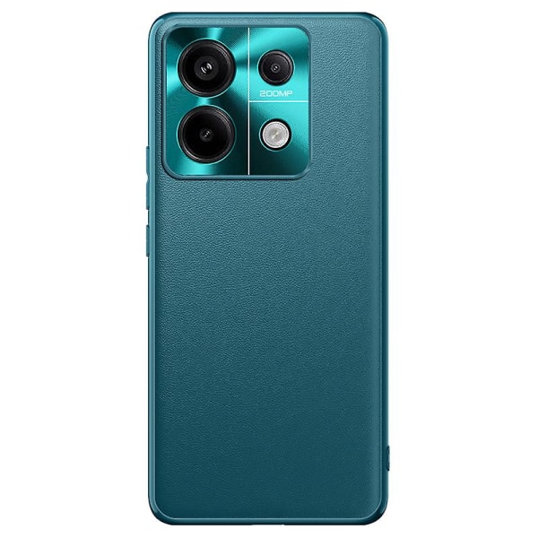 Til Xiaomi Redmi Note 13 Pro 5g Etui Pu Læder+tpu+pc Anti-ridse Smartphone Cover Green