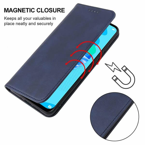 Læderetui til Huawei P20 Lite 2019 Blue