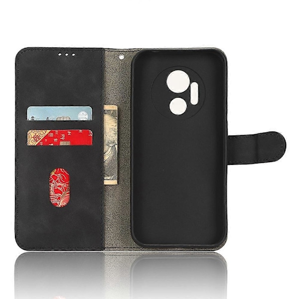 PU Läder Skal för Doogee X97/X97 Pro Plånboksfodral Ställ Hud-touch Skyddande Mobilskal- Multicolor Black
