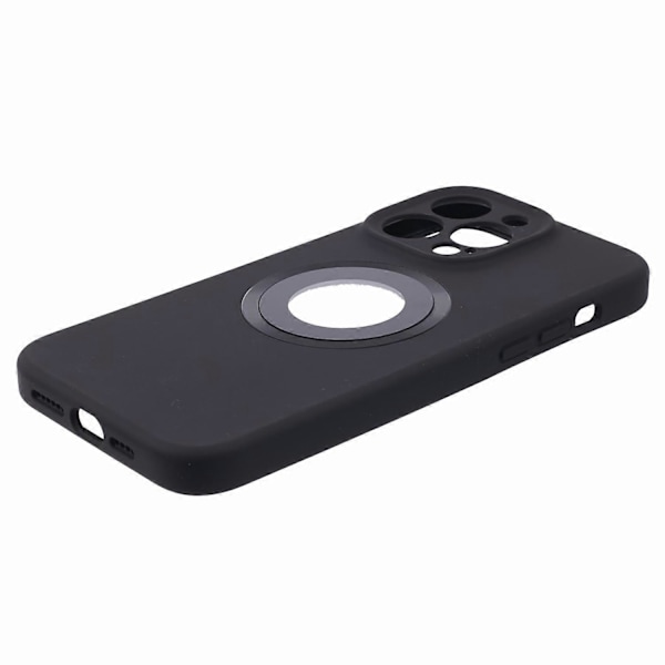 Til iPhone 14 Pro Silikone+PC Slim Cover Kompatibelt med MagSafe Logo Visning Stødsikkert Telefoncover Multicolor Style B