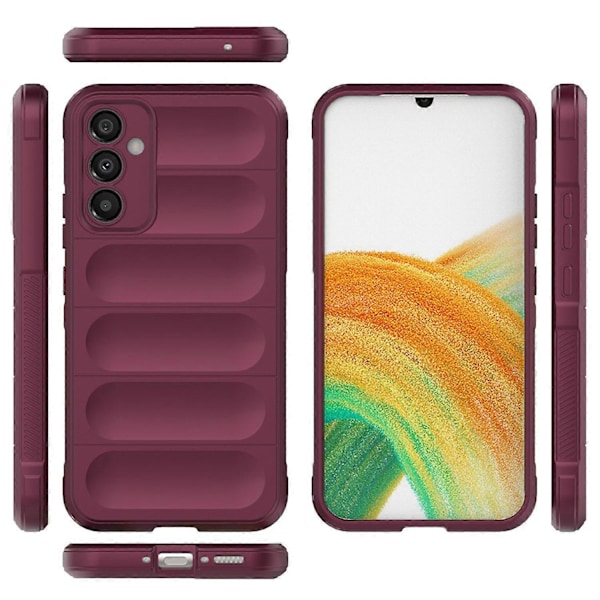 Mjukt TPU-skal för Samsung Galaxy A34 5G, halkfritt och robust mobilskal Multicolor Style I