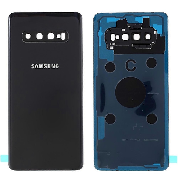 Typ D Batterilucka för Samsung Galaxy S10 Plus G975 Reparationsdel Multicolor Style A