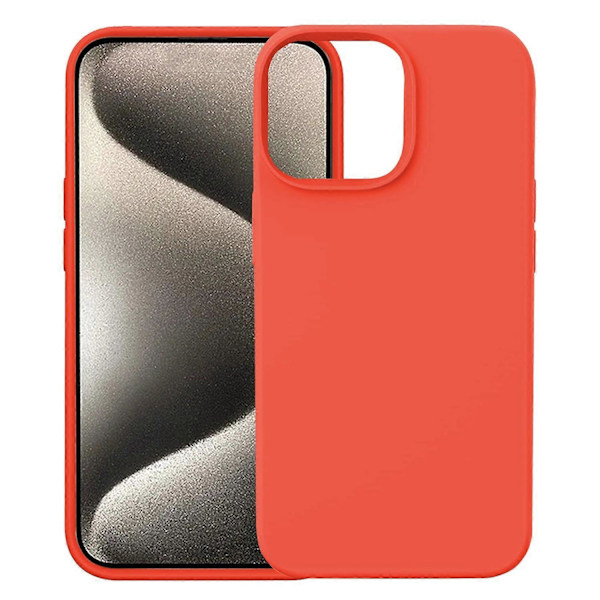 KALEBOL KLB-YTGJ001 Deksel til iPhone 12 Pro, ensfarget flytende silikon+PC-telefondeksel - Grønn Multicolor Orange