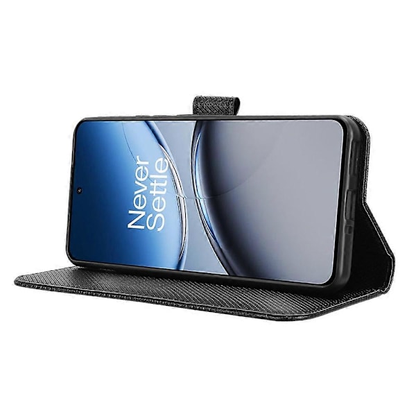 Til OnePlus Nord 4 5G Telefon Stand Case Diamant Tekstur PU Læder Cover Wallet Multicolor Style C