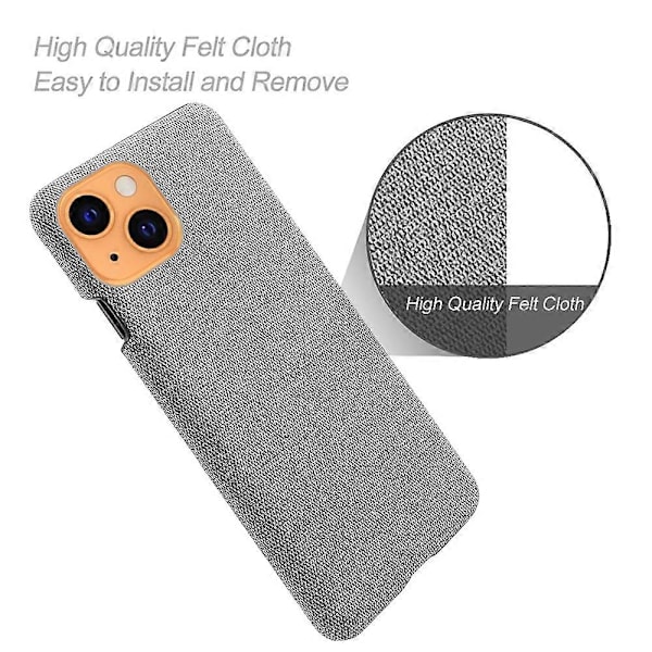 KSQ Tygbelagd Hårt Plastskal Fodral för iPhone 13 6.1 tum Multicolor Style F
