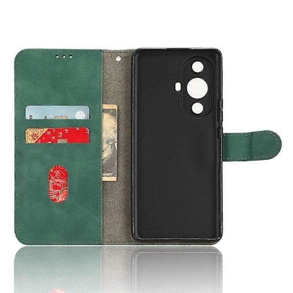 Til Huawei nova 11 Pro/nova 11 Ultra Hud-berørings PU Læder Telefon Cover Wallet Stand Mobiltelefon Etui Multicolor Style C
