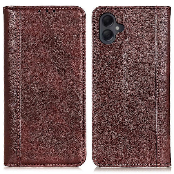 Til Samsung Galaxy A06 Stand Case Split Læder Litchi Tekstur Wallet Telefon Cover Multicolor Style D