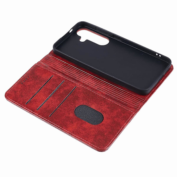 SUTENI PU-Lærdeksel med Folio Flip-Stativ og Lommebok til Samsung Galaxy S24 Multicolor Style C