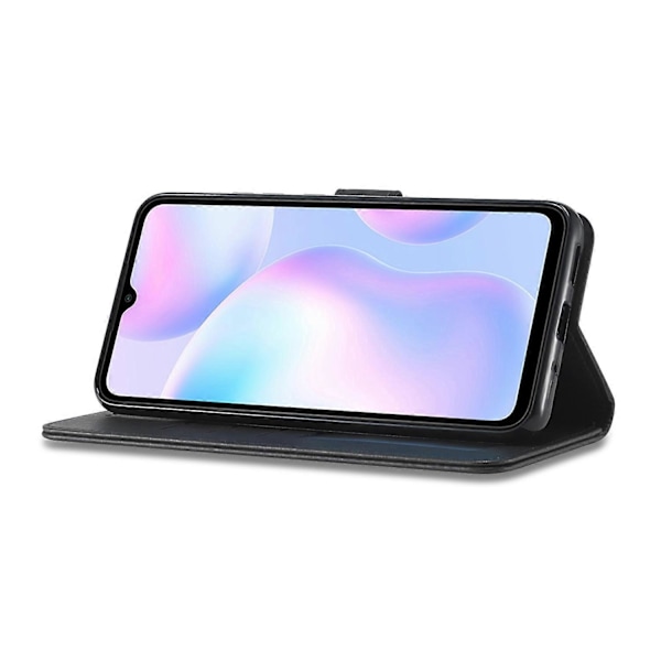 LC.IMEEKE Lommebok Stativ Lær Shell Telefon Deksel Etui for Samsung Galaxy A02/M02 (EU Versjon) Multicolor Style A