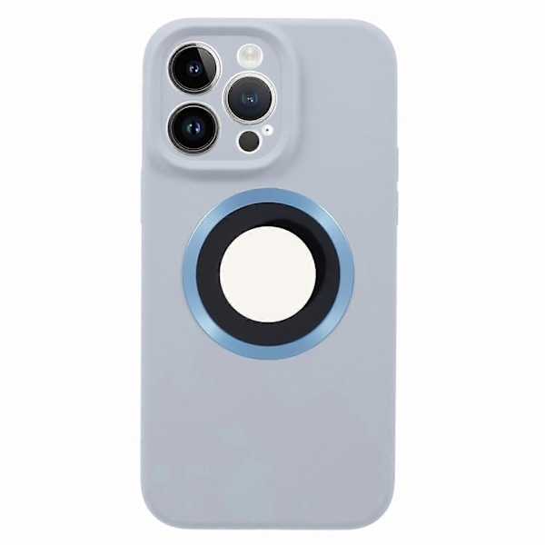 Til iPhone 14 Pro Silikone+PC Slim Cover Kompatibelt med MagSafe Logo Visning Stødsikkert Telefoncover Multicolor Style A