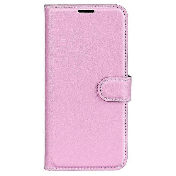 Lædercover til iPhone 16 Pro Max Wallet Case med Litchi-tekstur Multicolor Style B