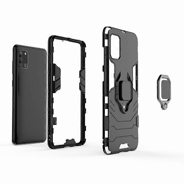 Stilrent PC+TPU-skal med Ställ för Galaxy A31