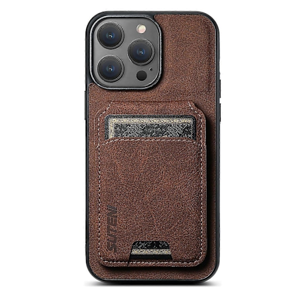 SUTENI H02 til iPhone 12 6,1 tommer/12 Pro 6,1 tommer Cover Vertikal Flip PU Læder Etui Multicolor Style C