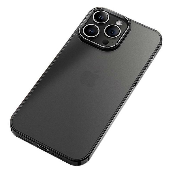 VOERO Deksel til iPhone 15 Pro, Dobbelt Lag PC+Herdet Glass, Matt Overflate Multicolor Style C
