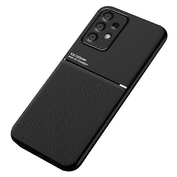 Telefoncover til Samsung Galaxy A23 4G/A23 5G (Global Version), PU Læder+TPU Linjer Præget Cover Multicolor Style A