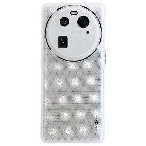 Q.COO TPU-skal med glitter för Oppo Find X6, skyddande mobilskal Multicolor Style A