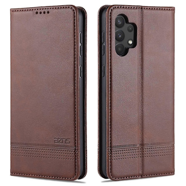 AZNS Stand Wallet Auto-absorberende Magnetisk Læder Etui til Samsung Galaxy A32 4G Multicolor Style F